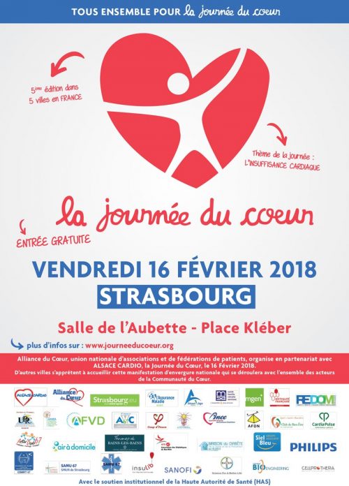 Journée du Coeur Février 2018 Strasbourg recto