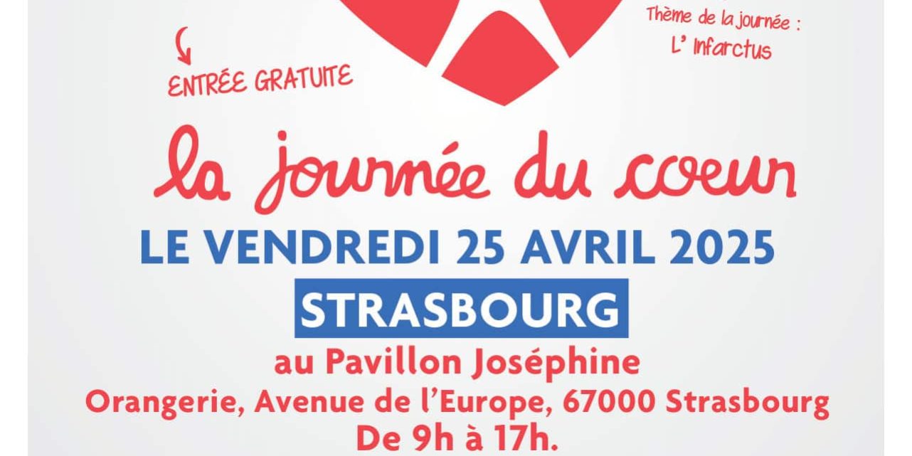Alsace Cardio - Journée du coeur 2025 - Strasbourg - Recto