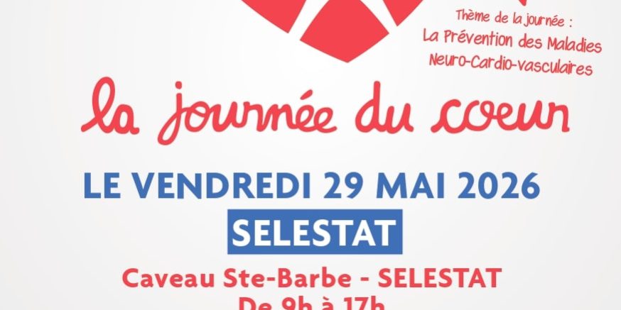 Journée du coeur Séléstat 2026 – Recto Journée du coeur Séléstat 2026 - Recto